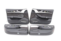 Audi a8 длинный боковина дверь обшивки 4h d4 4h1867103 дверные обивка чёрные фото №1