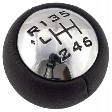 Ручка коробки передач peugeot 307 308 407 кожа 6 коробки передач фото №1