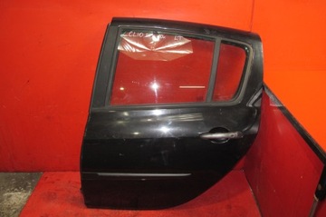 Renault clio 3 iii 2005-2012 чёрные дверь зад задние левая 5d nv676 фото №1