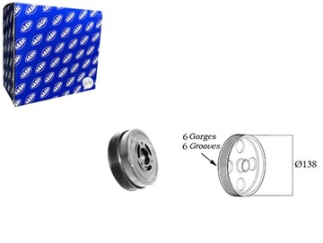 Колесо пасове вала колінчастого mini r50 r53 r52 1.6 03.02-07.08 sasic фото №1