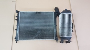 Радіаторів води +інтеркулер fiat 500 ford ka дизель фото №1