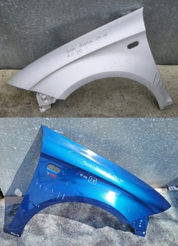 Крило переднє лівий / праві перед seat altea 2005-15 фото №1