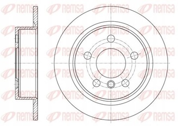 6161800 диск тормозная фото №1