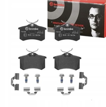 Тормозные колодки тормозные зад seat ibiza v 1.0 mpi tgi tsi фото №1