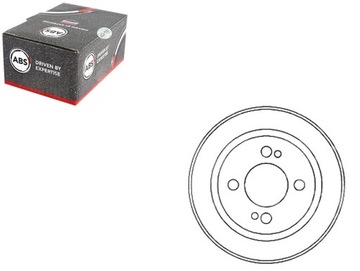 A.b.s. комплект bębnów тормозных 42610seo010 4261 фото №1