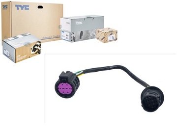 Джгут фара l/p fiat panda 169 09.03-12.12 tyc фото №1