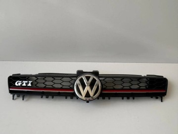 Vw golf vii gti решётка радиатора решётка 5g0853651 aj оригинал фото №1