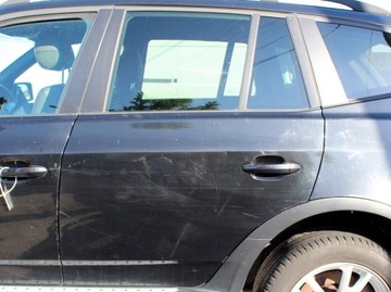 Двері лівий зад задні bmw x3 e83 чорний sapphire 475 фото №1