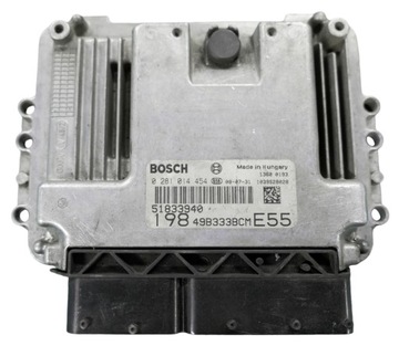 Блок керування двигуна fiat bravo 1.6 0281014454 51833940 + програмування фото №1