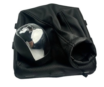 Ручка изменения коробки передач 5 + чехол чехол opel signum 02-08 vectra c 02-08 фото №1