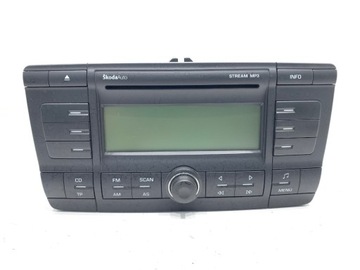 Радіо skoda octavia ii 1z0035161c 04-13 програвач мультимедіа, стерео фото №1