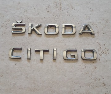 Значок эмблема зад skoda citigo 2017 eu фото №1