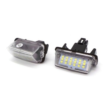 Toyota yaris, ractis, лампочки реєстрації led 2szt фото №1