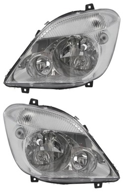 Фары лампы mercedes sprinter w906 06-13 tyc комплект фото №1