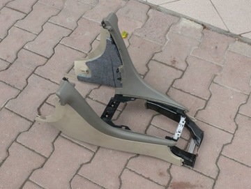 Рамка радіо важіль перемикання передач тунель середній 2 din beż audi a6 c5 рестайлінг eu фото №1