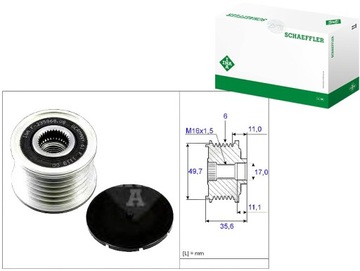 Ina колесо пасове генератора db фото №1
