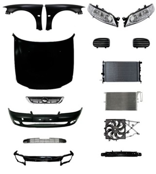 Opel vectra 99-03 бампер pas капот крило фото №1