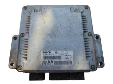 Компьютер 0281010591 9643527180 peugeot citroen фото №1