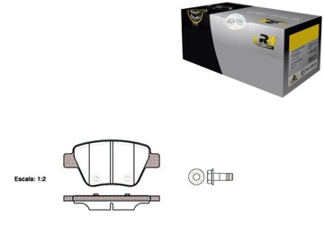 Тормозные колодки тормозные audi a3 seat leon skoda superb vw фото №1