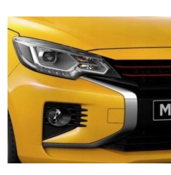 Space star 20 - 23 хромированные элементы планки бампера правые x2 фото №1