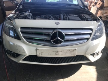 Mercedes b класс w246 планка хром бампер перед фото №1