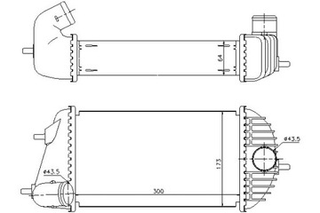 Nissens інтеркулер suzuki swift iv 1.3d 10.10- ni фото №1
