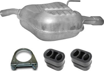 Opel vectra c 1.6 1.8 2002 - 2008 глушник кінцевий фото №1