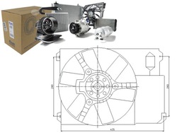 Nissens вентилятор радіатор з корпус citroen j фото №1