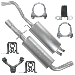 Набор глушитель vw new beetle 97-10 i 1 9c 2.0 резинки фото №1