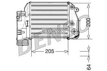Интеркулер denso 4f0145806e ra8010341 30768 фото №1