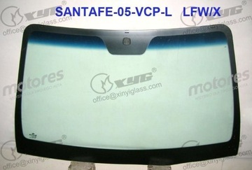 Скло лобове hyundai santa fe ii 2006-2010 фото №1