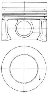 Kolbenschmidt 41095620 поршень фото №1