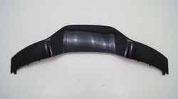 Jaguar f тип r 13- спойлер накладка бампера задній зад t фото №1