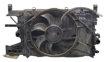 Радіатор вентилятор opel astra j 1.6 b d646 фото №1