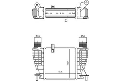 Nissens інтеркулер nissan note 1.5 dci e11 фото №1