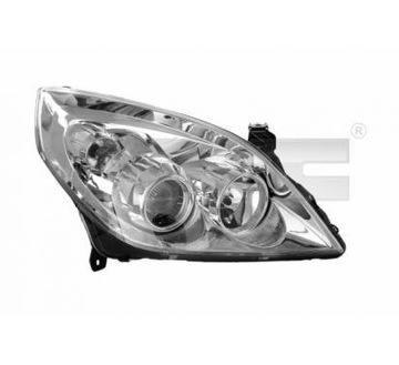 Tyc фара opel vectra 08/05- h1+h7 фото №1