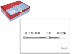 Шланг гальмівний гнучкий skoda octavia ii 04- prz фото №1