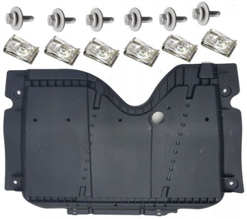Dacia доккер 2012-... захист двигуна застібки hdpe фото №1