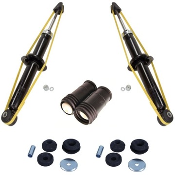 Амортизаторы зад + защитные накладки volvo s40 v40 1995-2003 фото №1