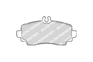 Delphi lp1401 набор тормозные колодки тормозных, тормоза дисковые фото №1