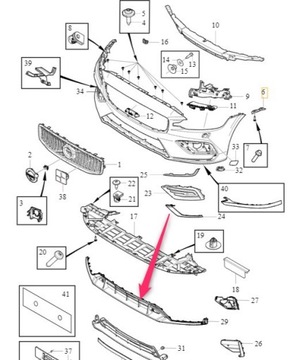 Volvo оригінальний номер 31455656 решітка бампера передньої фото №1
