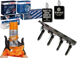 Катушка зажигания opel astra 2,0t 00- bosch #petrolhead pro+ kit4 фото №1