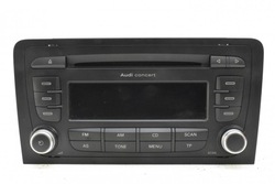 Радио радиопроигрыватель cd 8p0035186p audi a3 8p рестайлинг 04-08 фото №1