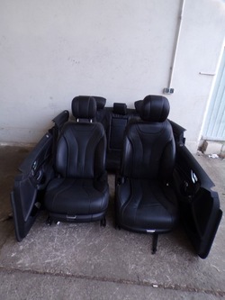 Сиденья кожаные обшивки комплект mercedes w222 s класс фото №1