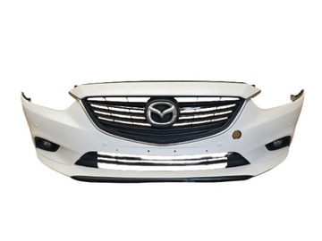 Mazda 6 gj 2012-2015 бампер переднє перед + решітка pdc датчики 25d фото №1