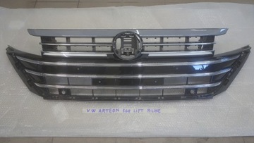 Решітка решітка радіатора vw arteon r line 3g8 рестайлінг led drl 20- фото №1