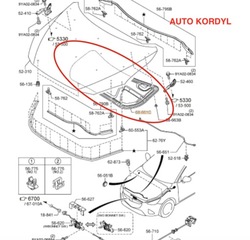 Нове шумоізоляція капота mazda 2 2015-2018 фото №1