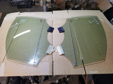 Hyundai santa fe iv скло двері ліва перед передня подвійна 18-23 фото №1