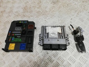 Citroen c4 ii 2,0 hdi комп'ютер набір 9666912580 фото №1