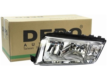 Лампа фара лівий skoda fabia i mk1 99-08 фото №1